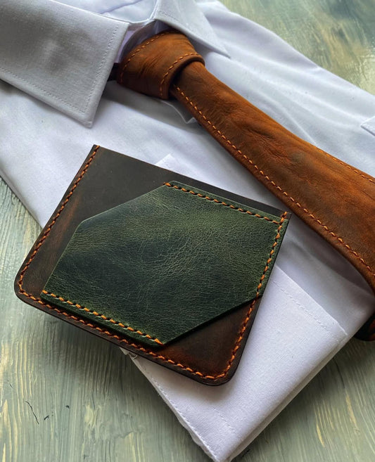 Unisex Genuine Leather Tie